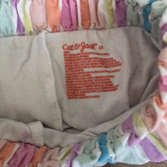 Cat & Jack 3T multi colored striped Skort 💕 - Picture 4 of 4